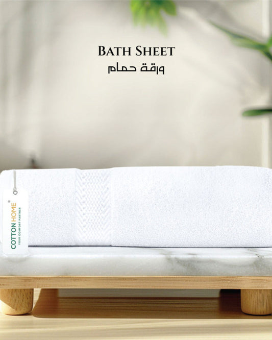 Cotton Home  Premium Cotton Towel 90x180cm Bath Sheet, 600 GSM Quick Dry and Durable