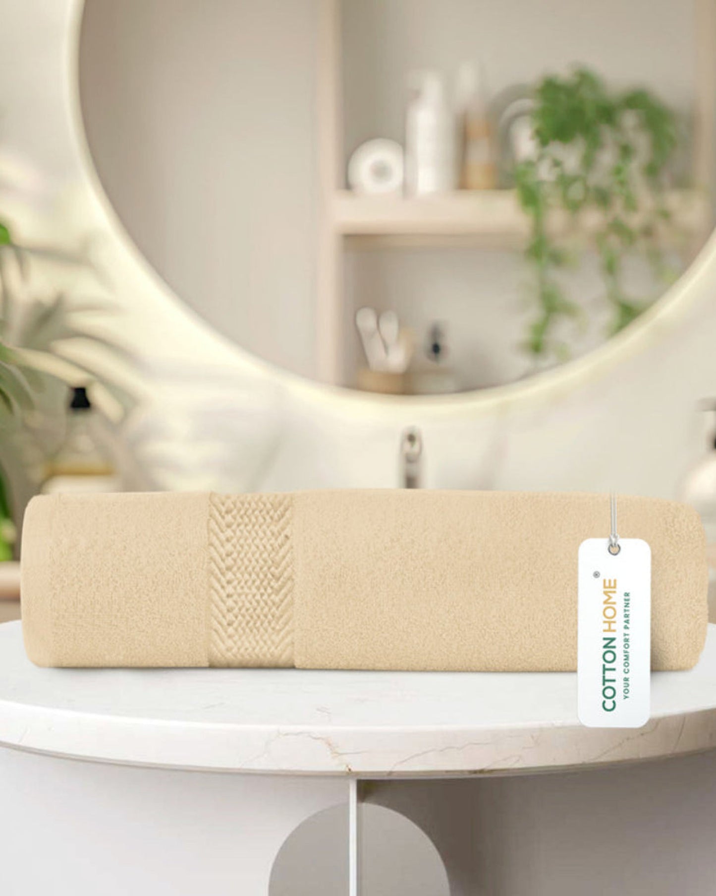 Cotton Home  Premium Cotton Towel 90x180cm Bath Sheet, 600 GSM Quick Dry and Durable