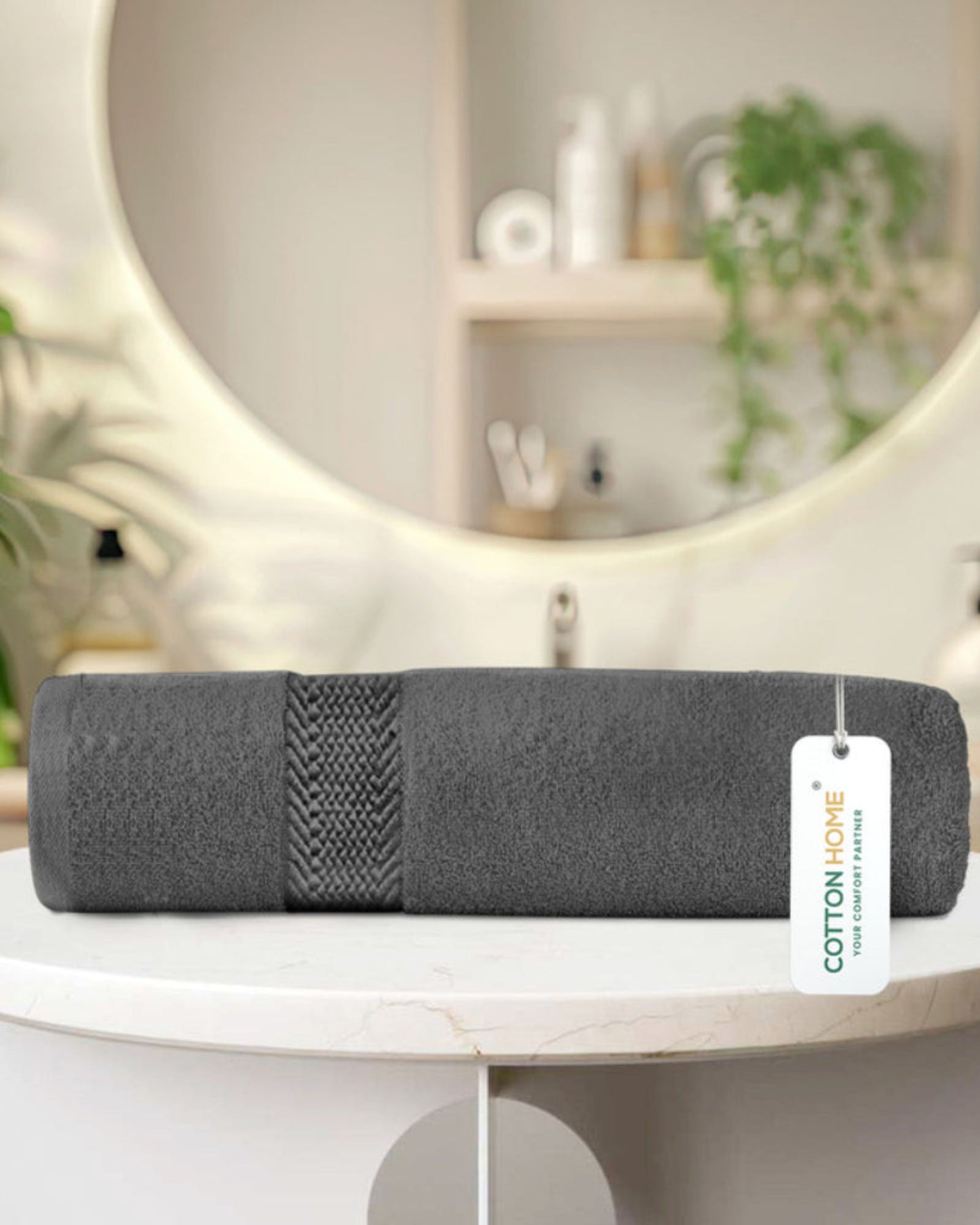 Cotton Home  Premium Cotton Towel 90x180cm Bath Sheet, 600 GSM Quick Dry and Durable