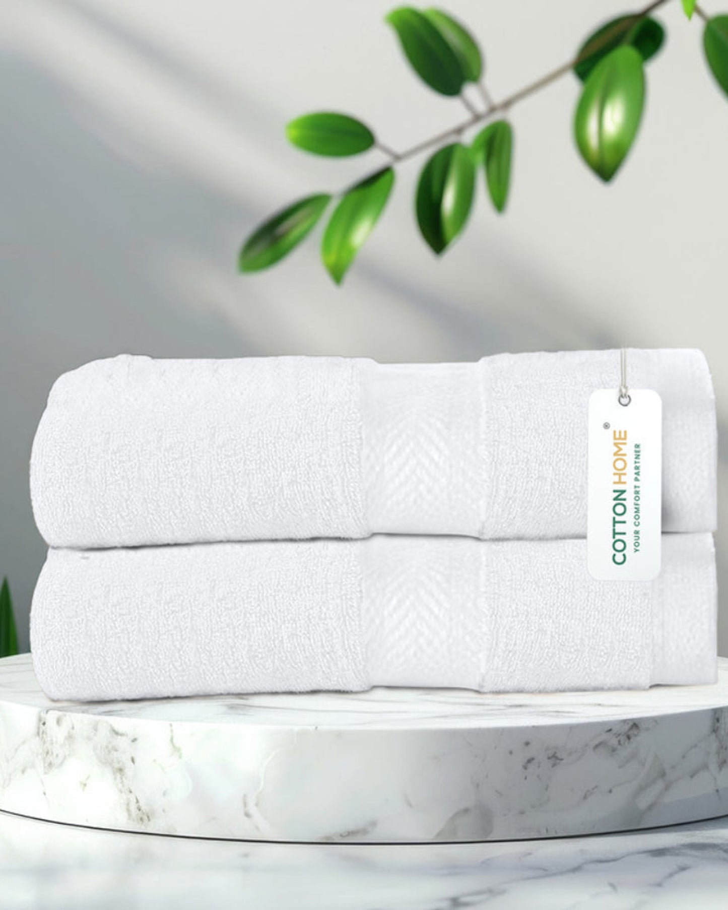Cotton Home Face Towel 2Pc