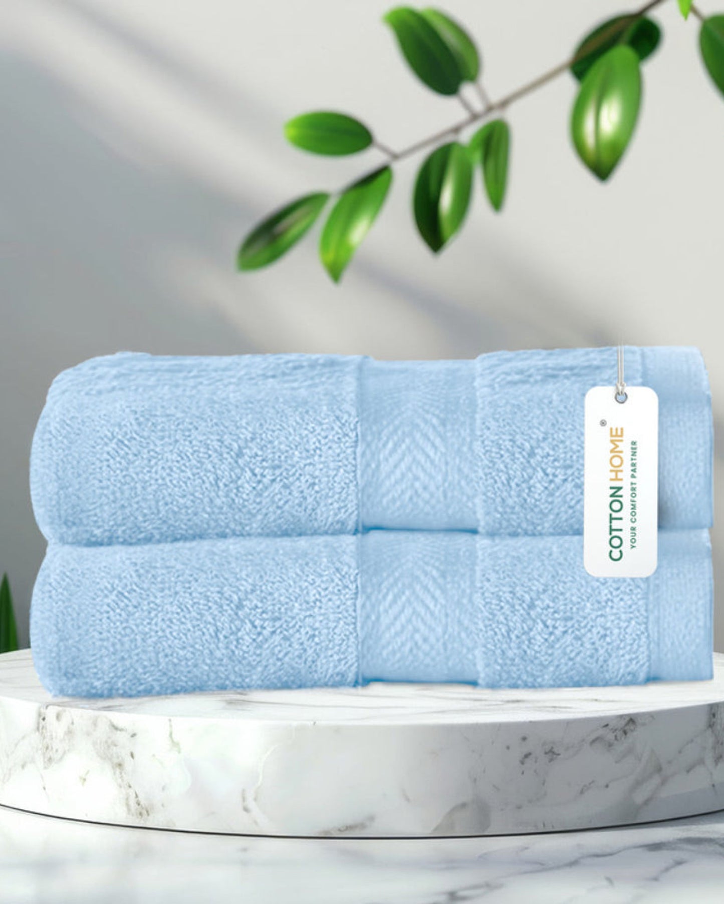 Cotton Home Face Towel 2Pc