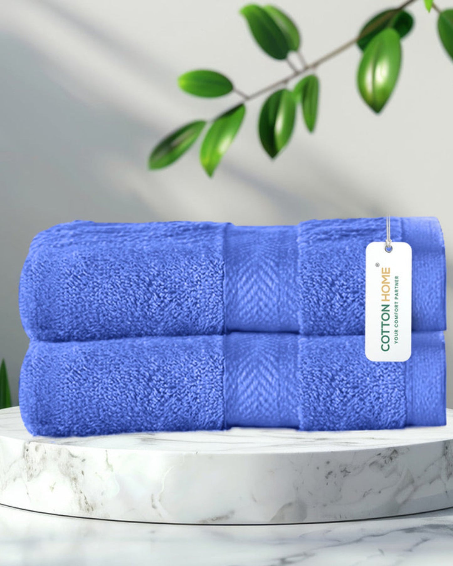 Cotton Home Face Towel 2Pc