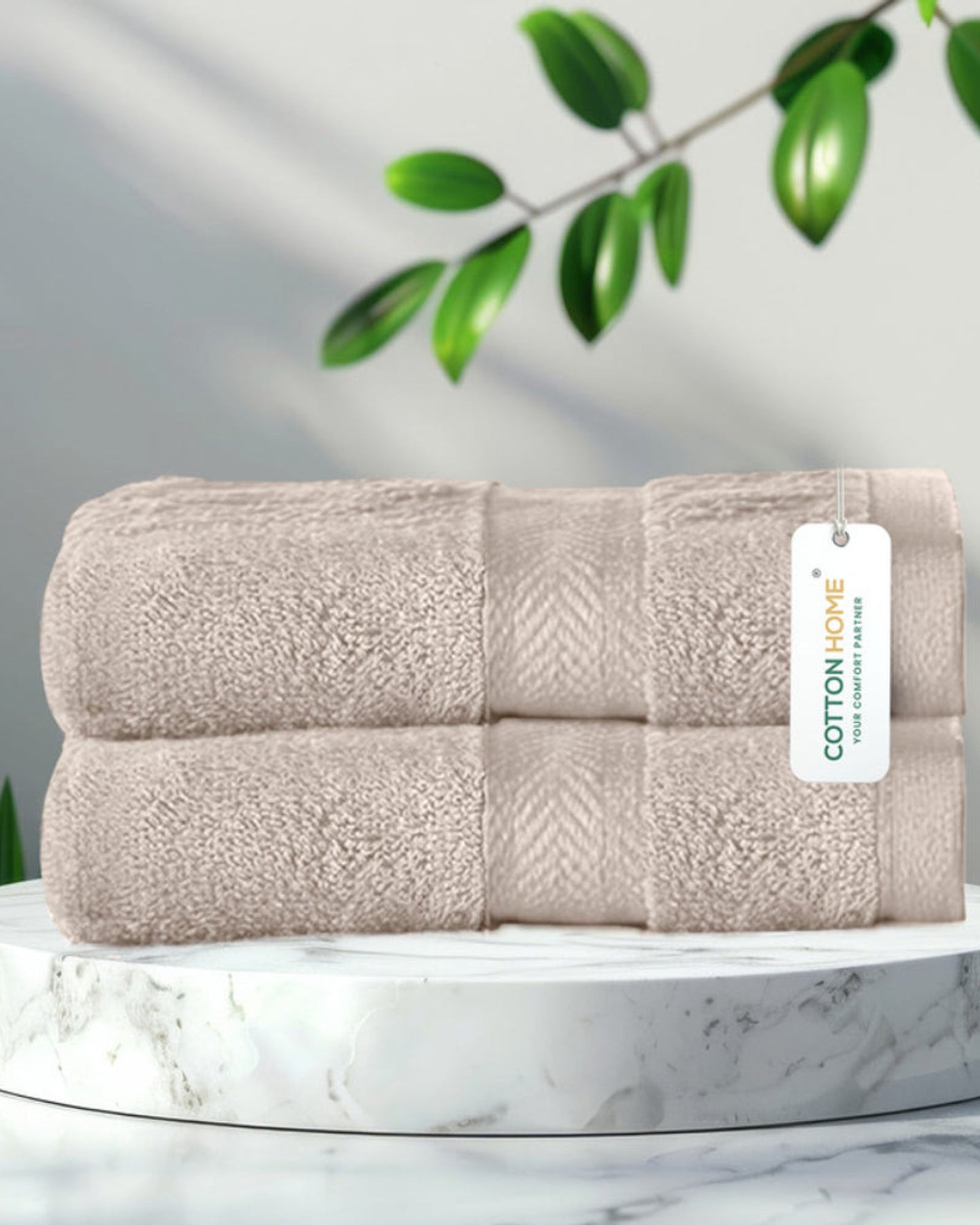 Cotton Home Face Towel 2Pc