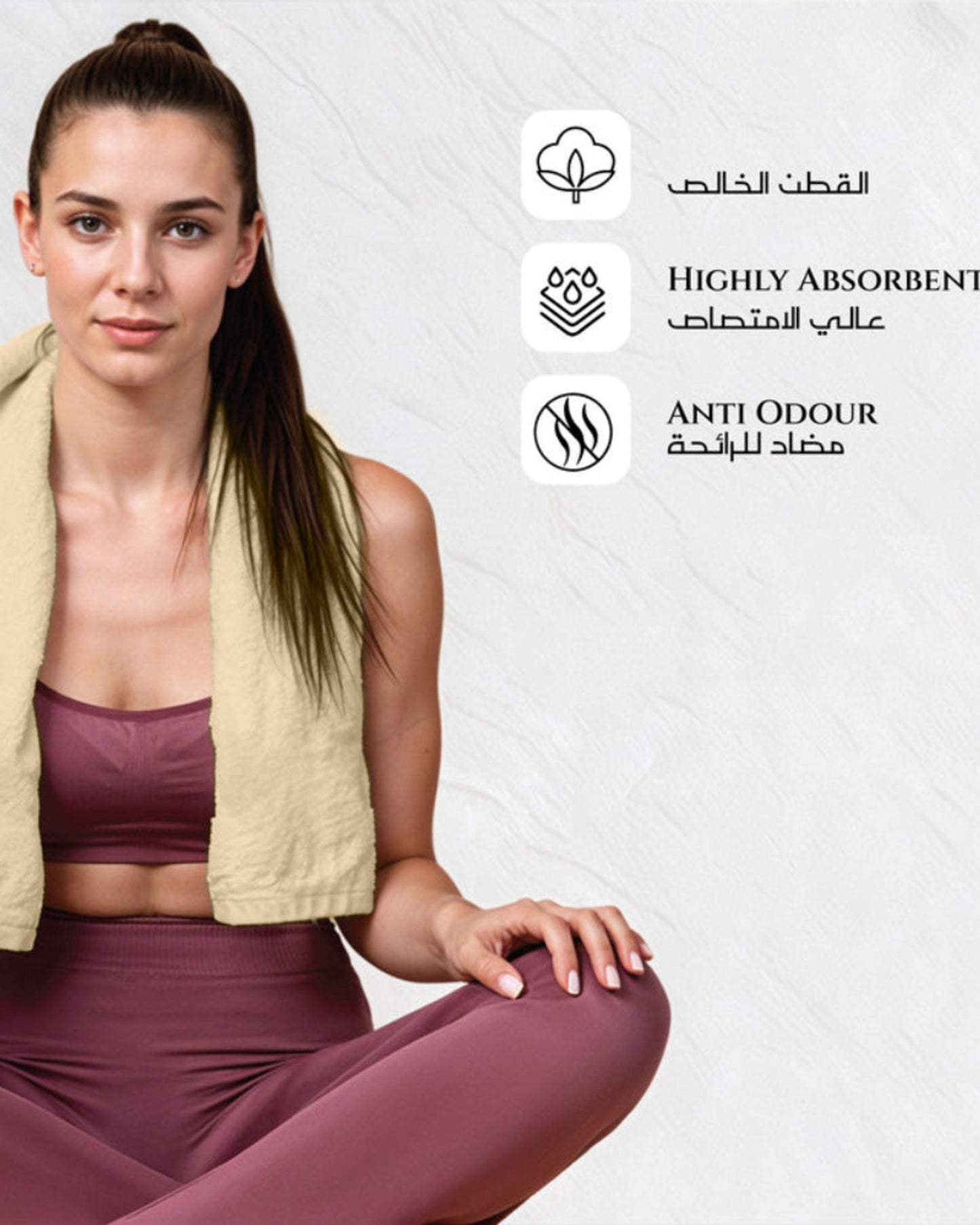 Cotton Home Hand Towel 2Pc