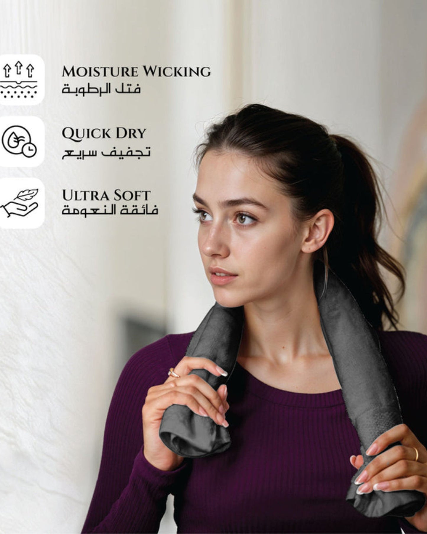 Cotton Home Hand Towel 2Pc