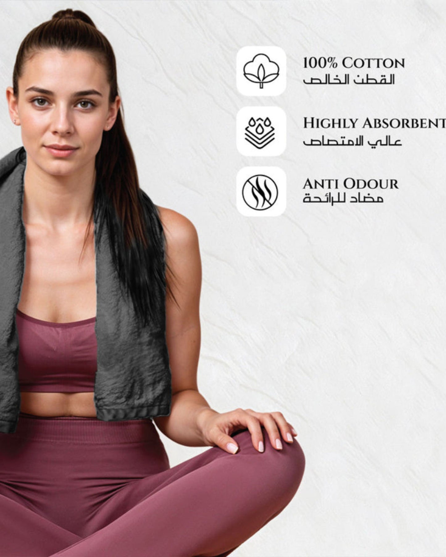 Cotton Home Hand Towel 2Pc