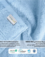 Cotton Home  Premium Cotton Towel 70x140cm 2-Piece Bath Towel, 600 GSM Quick Dry and Durable