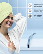 Cotton Home  Premium Cotton Towel 70x140cm 2-Piece Bath Towel, 600 GSM Quick Dry and Durable