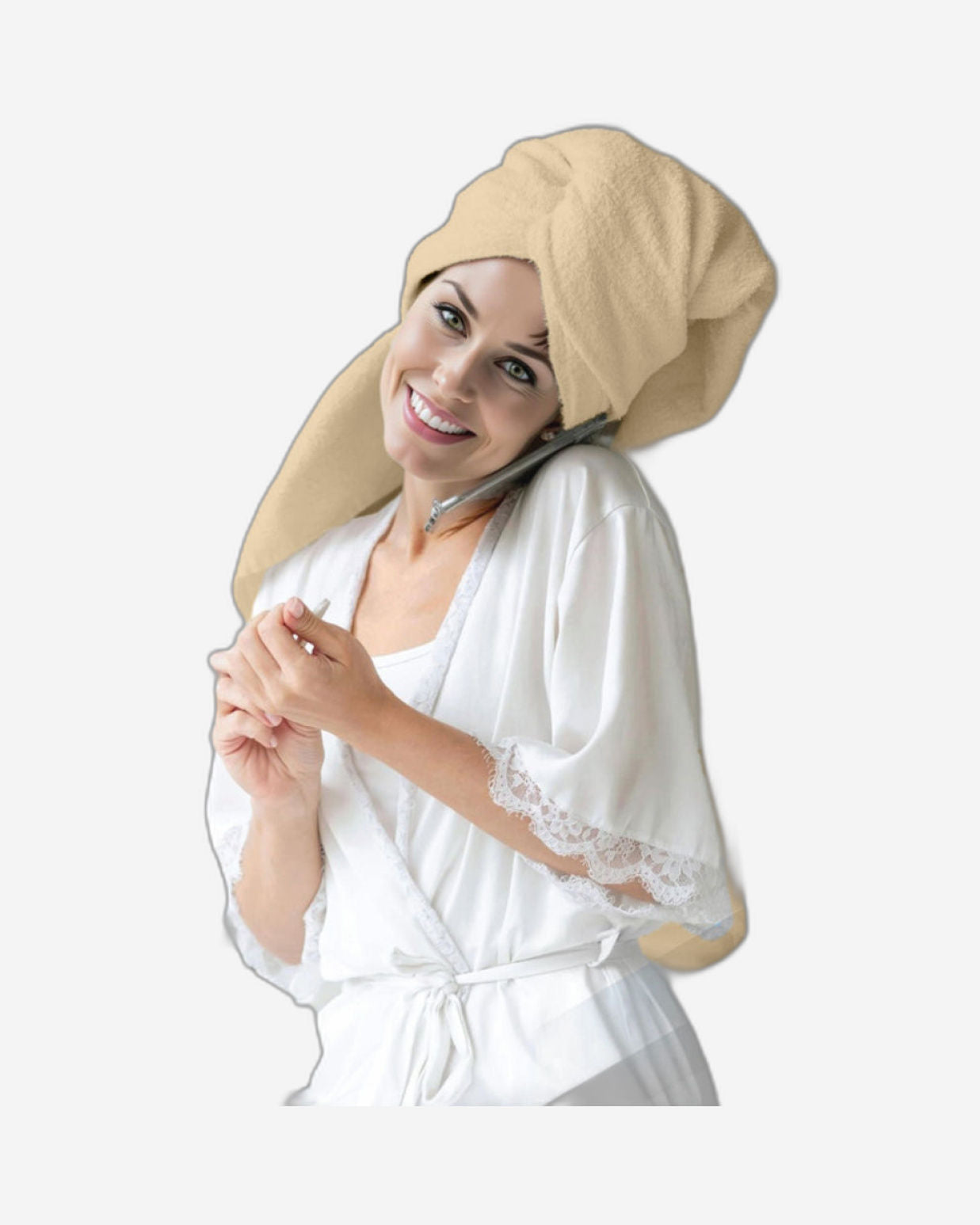 Cotton Home  Premium Cotton Towel 70x140cm 2-Piece Bath Towel, 600 GSM Quick Dry and Durable