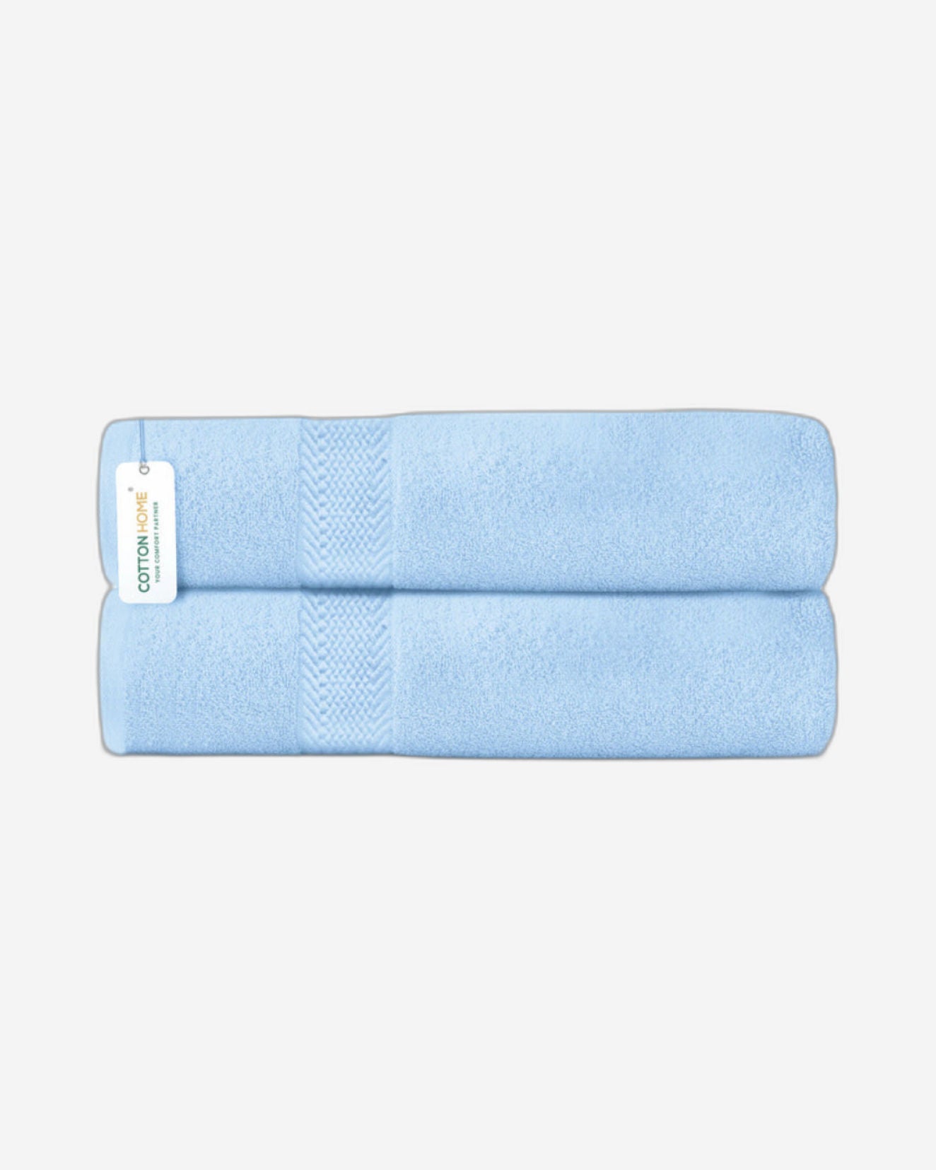 Cotton Home  Premium Cotton Towel 90x180cm 2-Piece Bath Sheet,  600 GSM Quick Dry and Durable