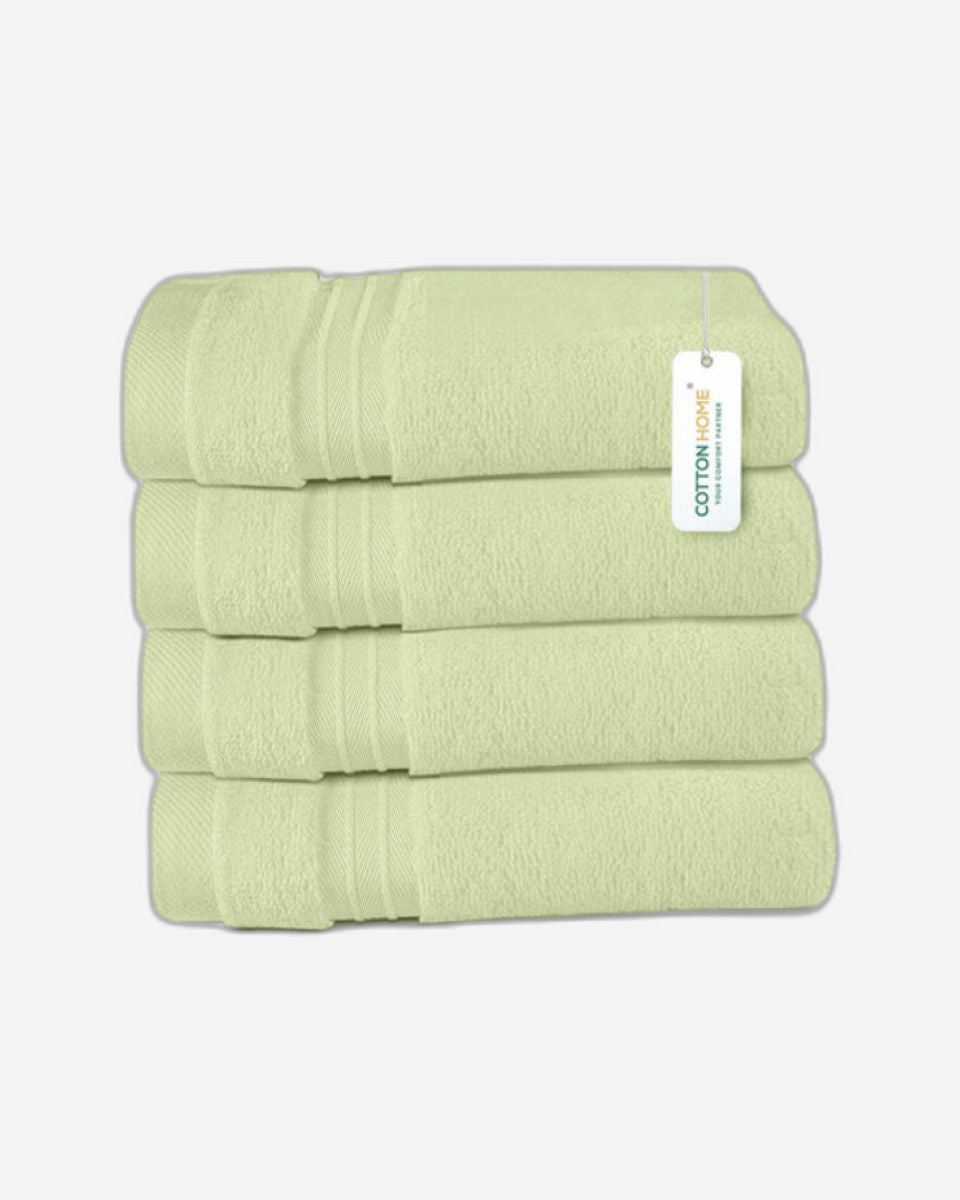 Cotton Home  Premium Cotton Towel 30x30cm 4-Piece Face Towel,  600 GSM Quick Dry and Durable