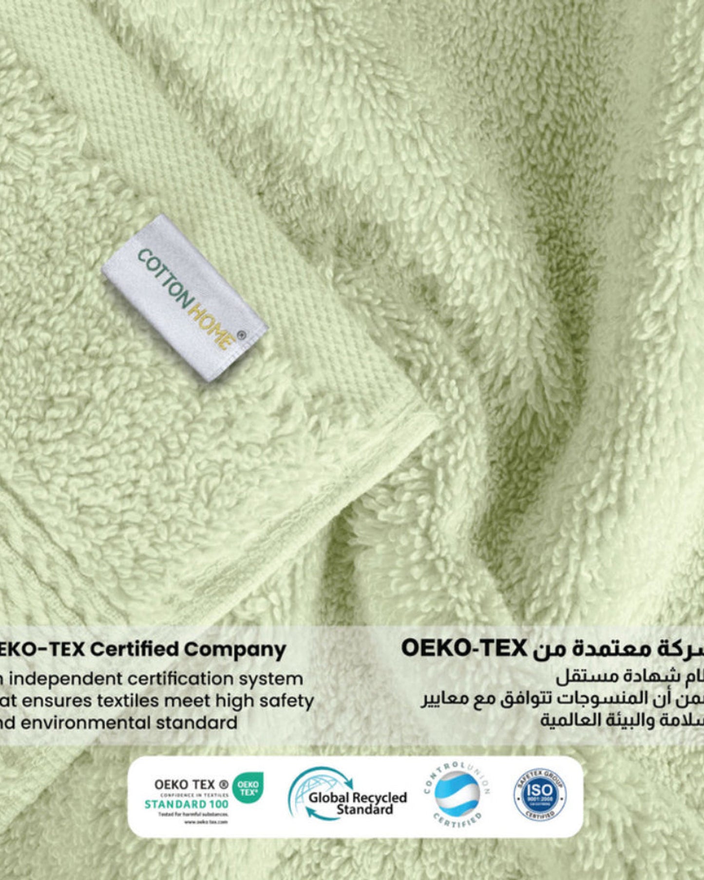 Cotton Home  Premium Cotton Towel 30x30cm 4-Piece Face Towel,  600 GSM Quick Dry and Durable