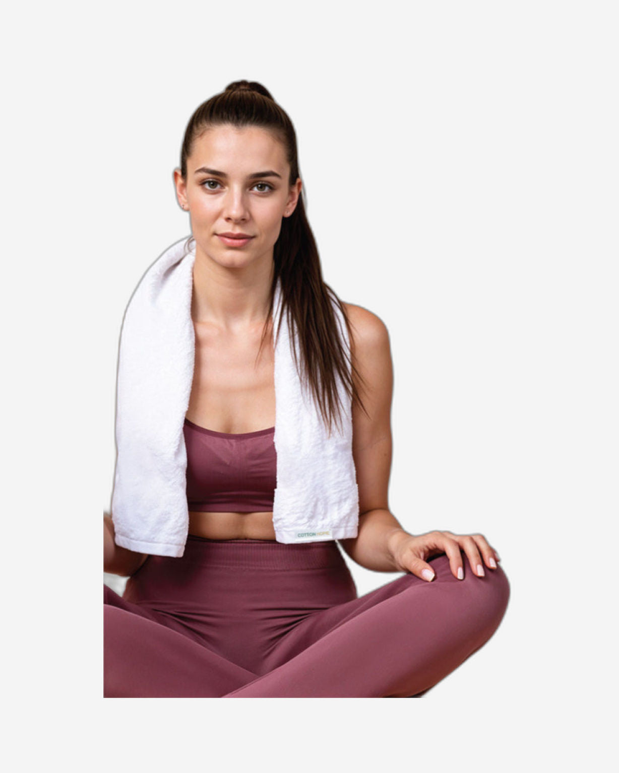 Cotton Home  Premium Cotton Towel 40x70cm 4-Piece Hand Towel,  600 GSM Quick Dry and Durable