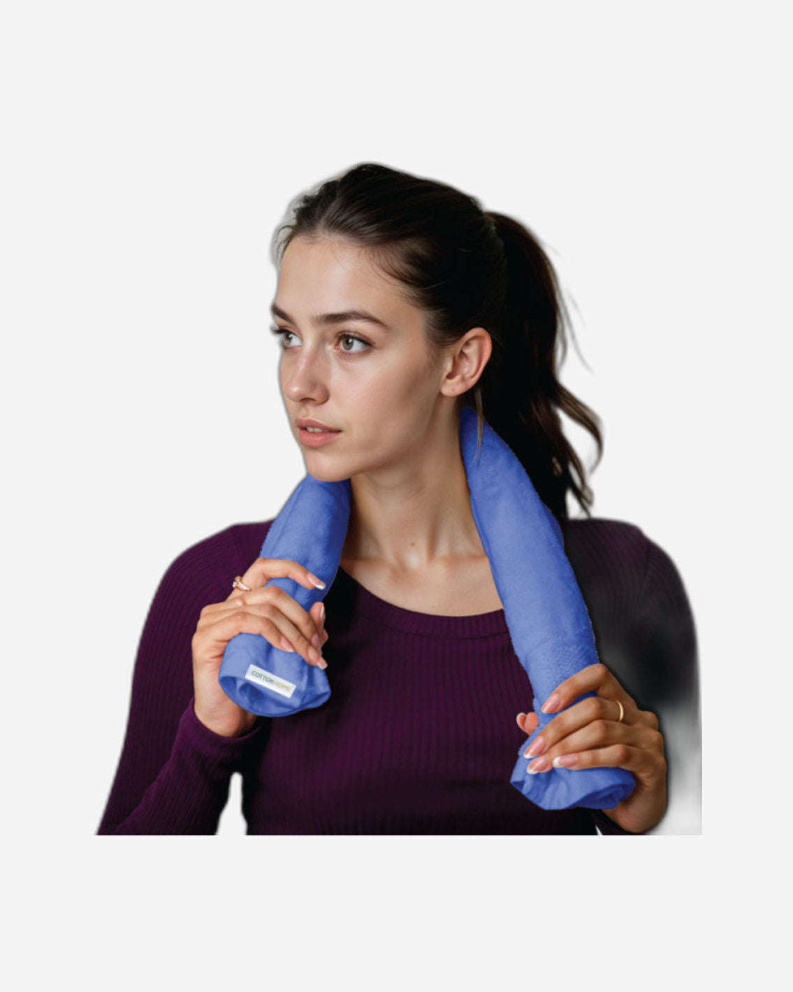 Cotton Home  Premium Cotton Towel 40x70cm 4-Piece Hand Towel,  600 GSM Quick Dry and Durable