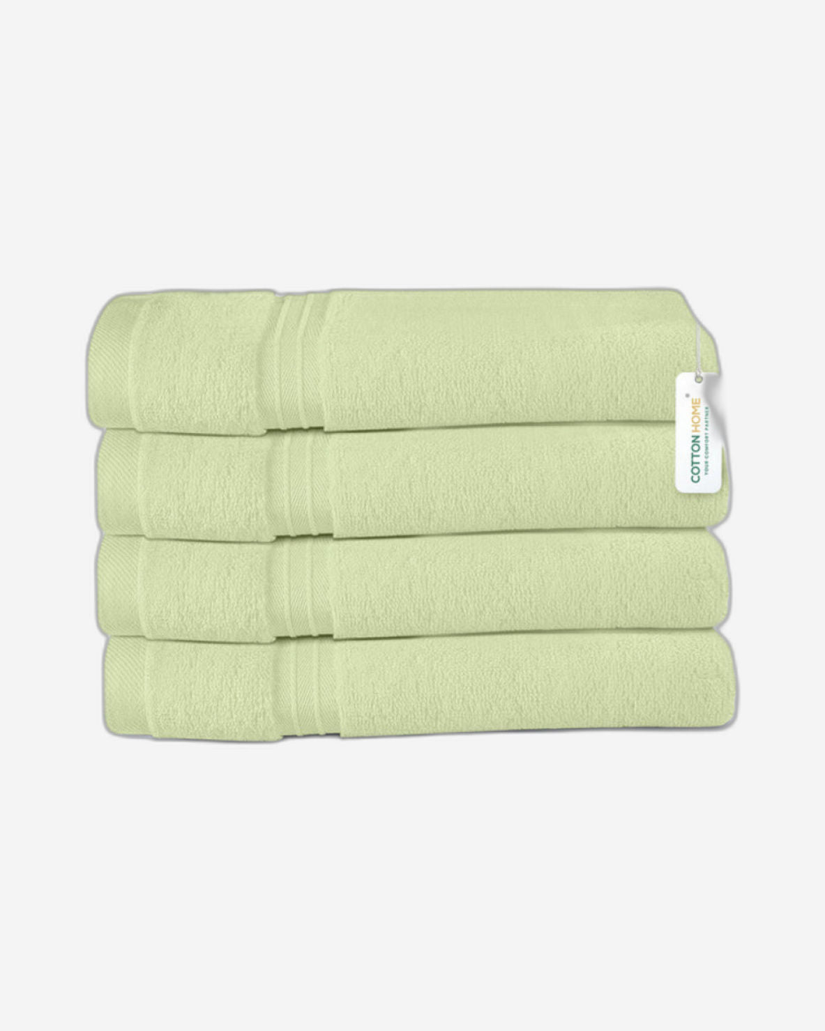 Cotton Home  Premium Cotton Towel 40x70cm 4-Piece Hand Towel,  600 GSM Quick Dry and Durable