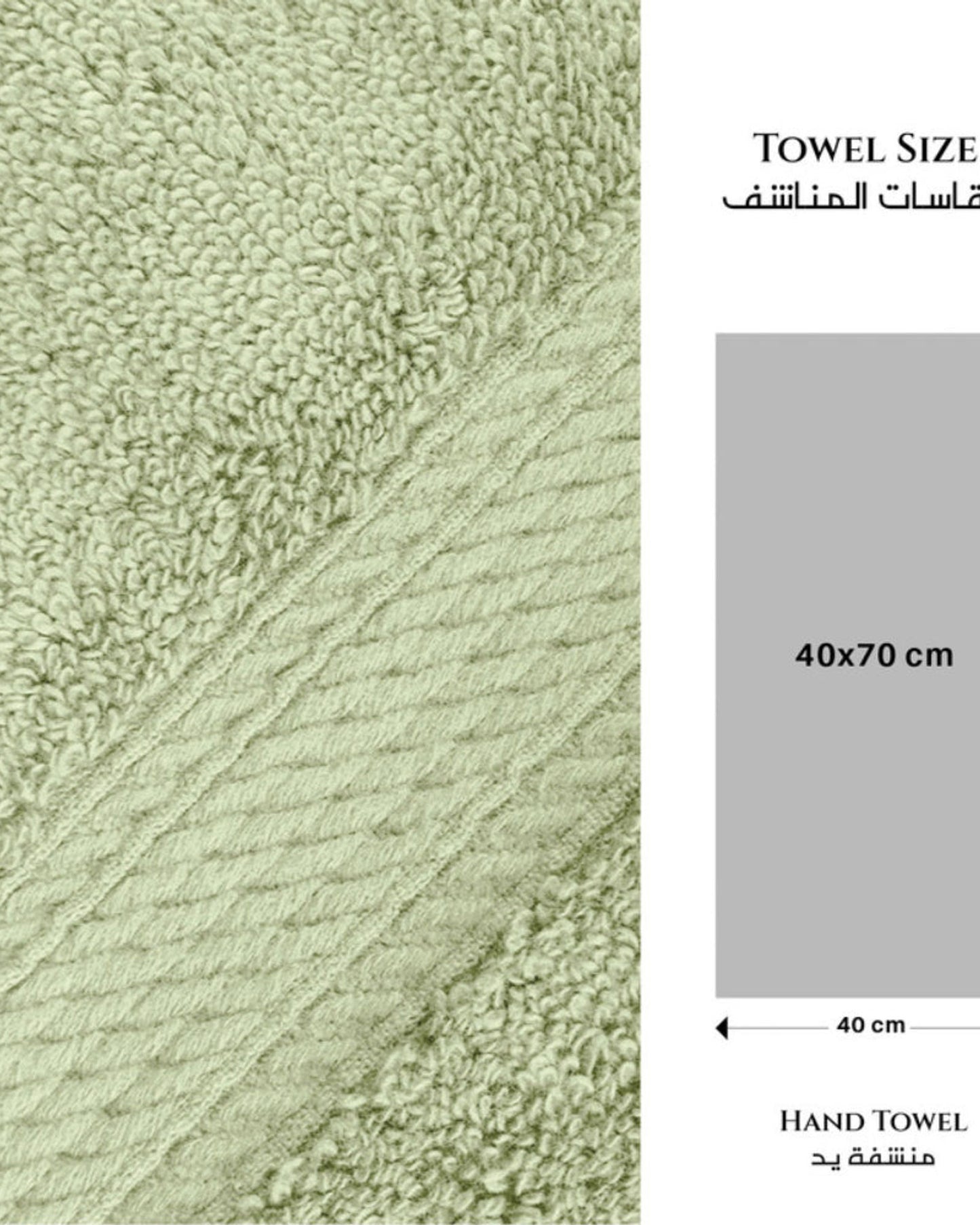 Cotton Home  Premium Cotton Towel 40x70cm 4-Piece Hand Towel,  600 GSM Quick Dry and Durable