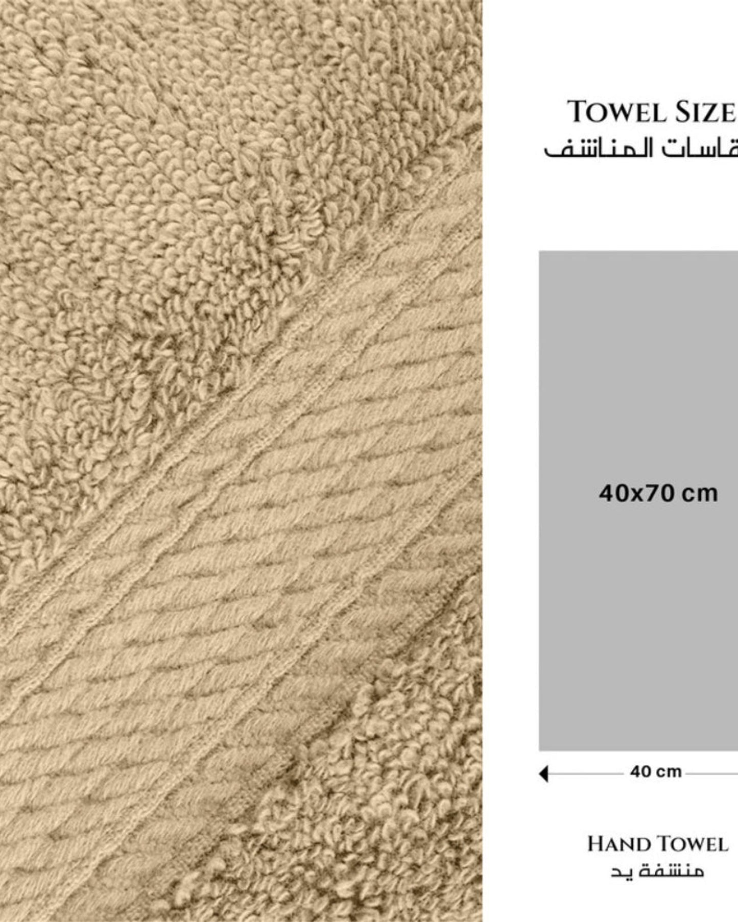 Cotton Home  Premium Cotton Towel 40x70cm 4-Piece Hand Towel,  600 GSM Quick Dry and Durable