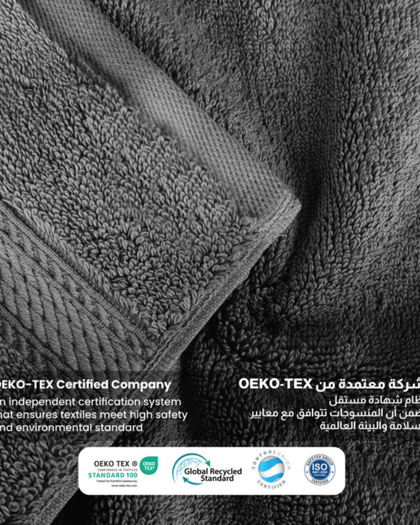 Cotton Home  Premium Cotton Towel 40x70cm 4-Piece Hand Towel,  600 GSM Quick Dry and Durable