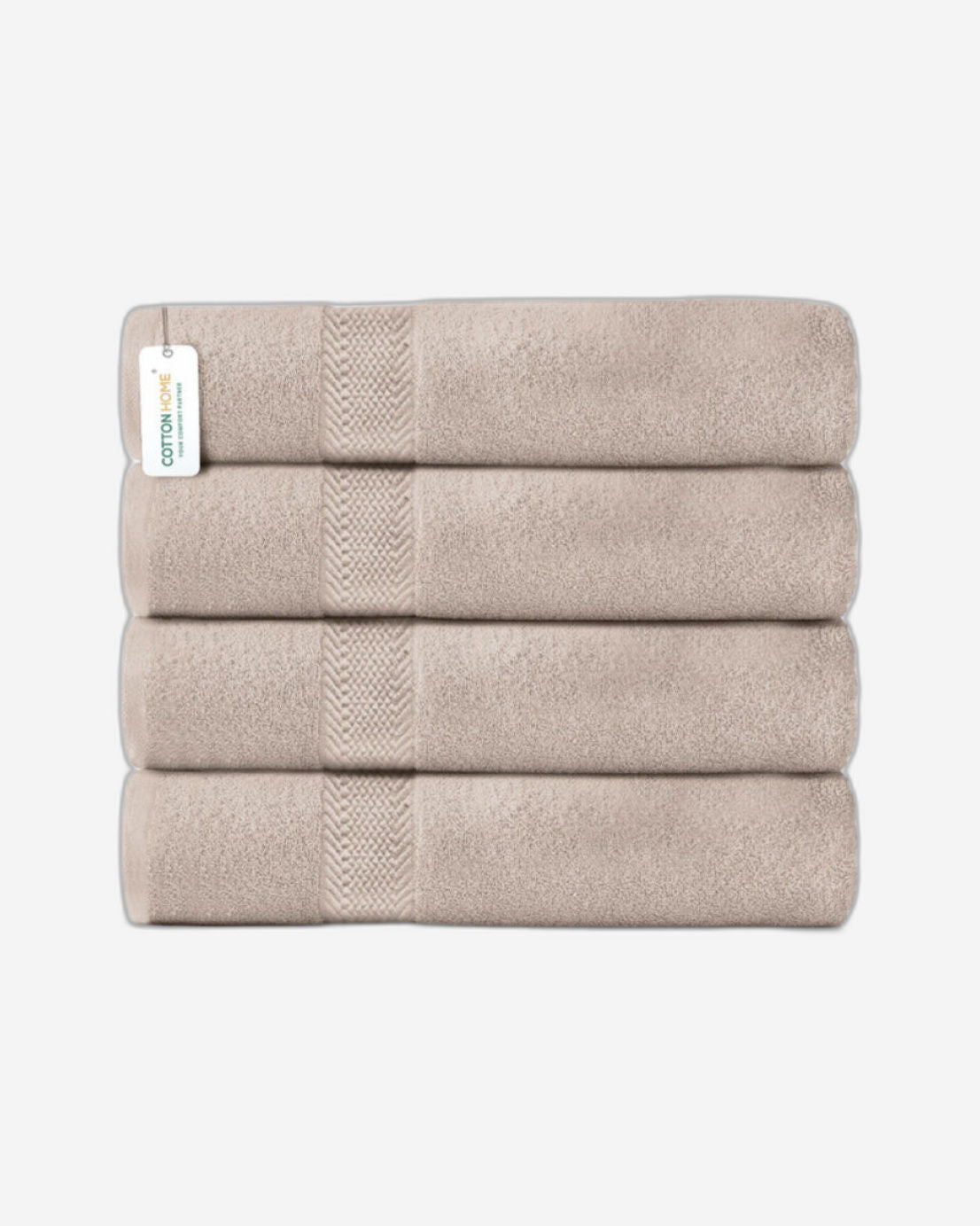 Cotton Home Bath Towel 4Pc