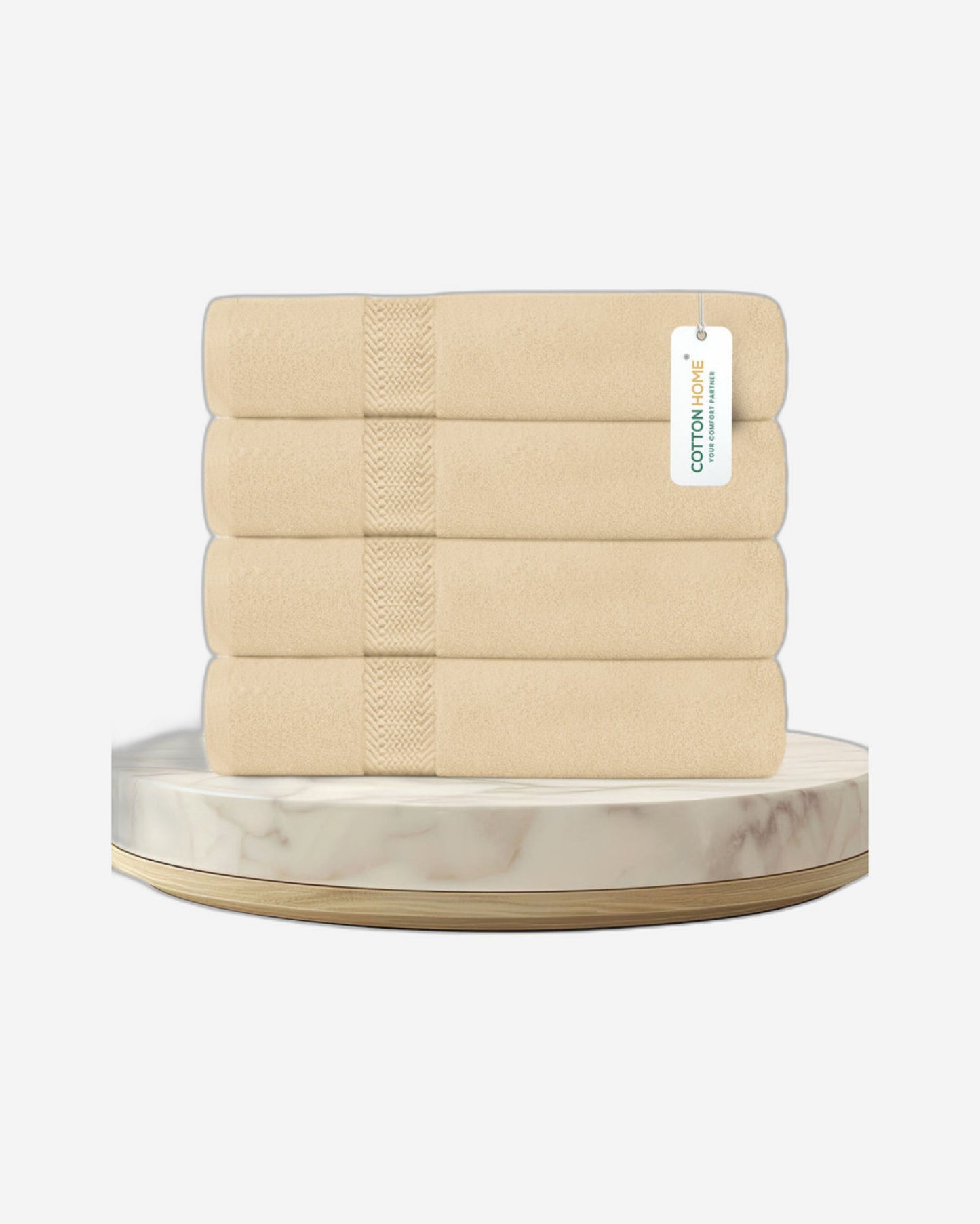 Cotton Home Bath Towel 4Pc