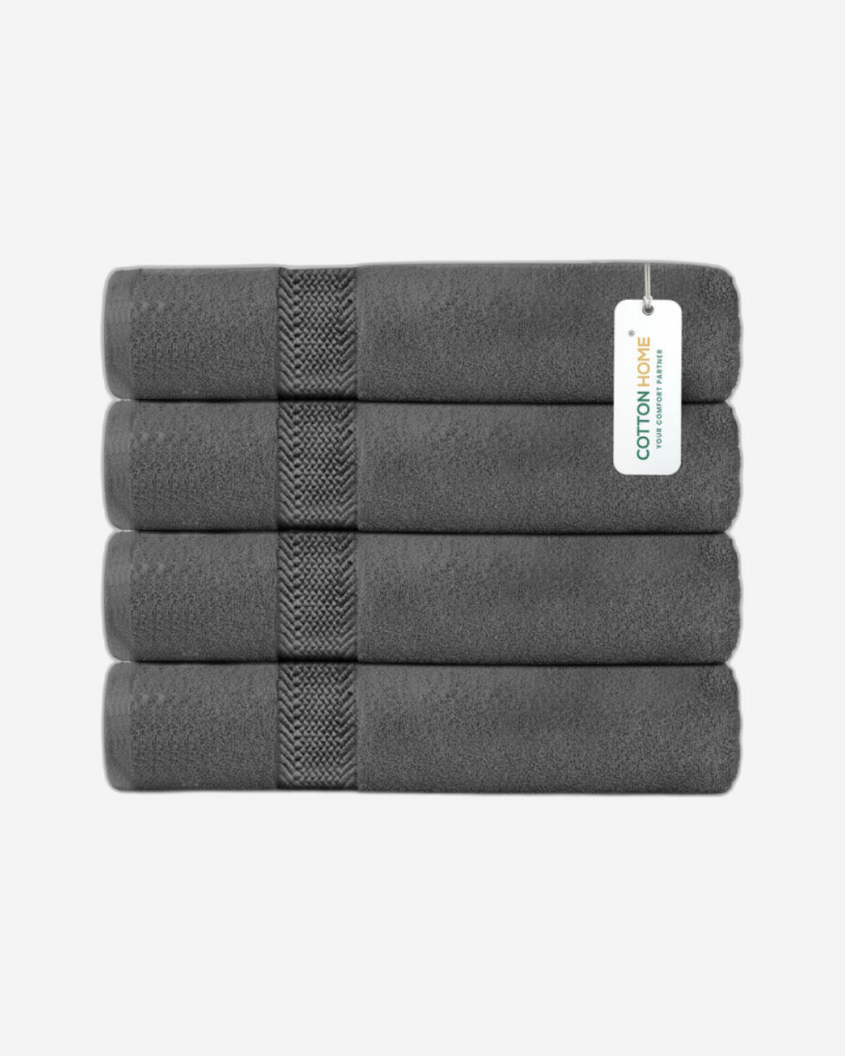Cotton Home Bath Towel 4Pc