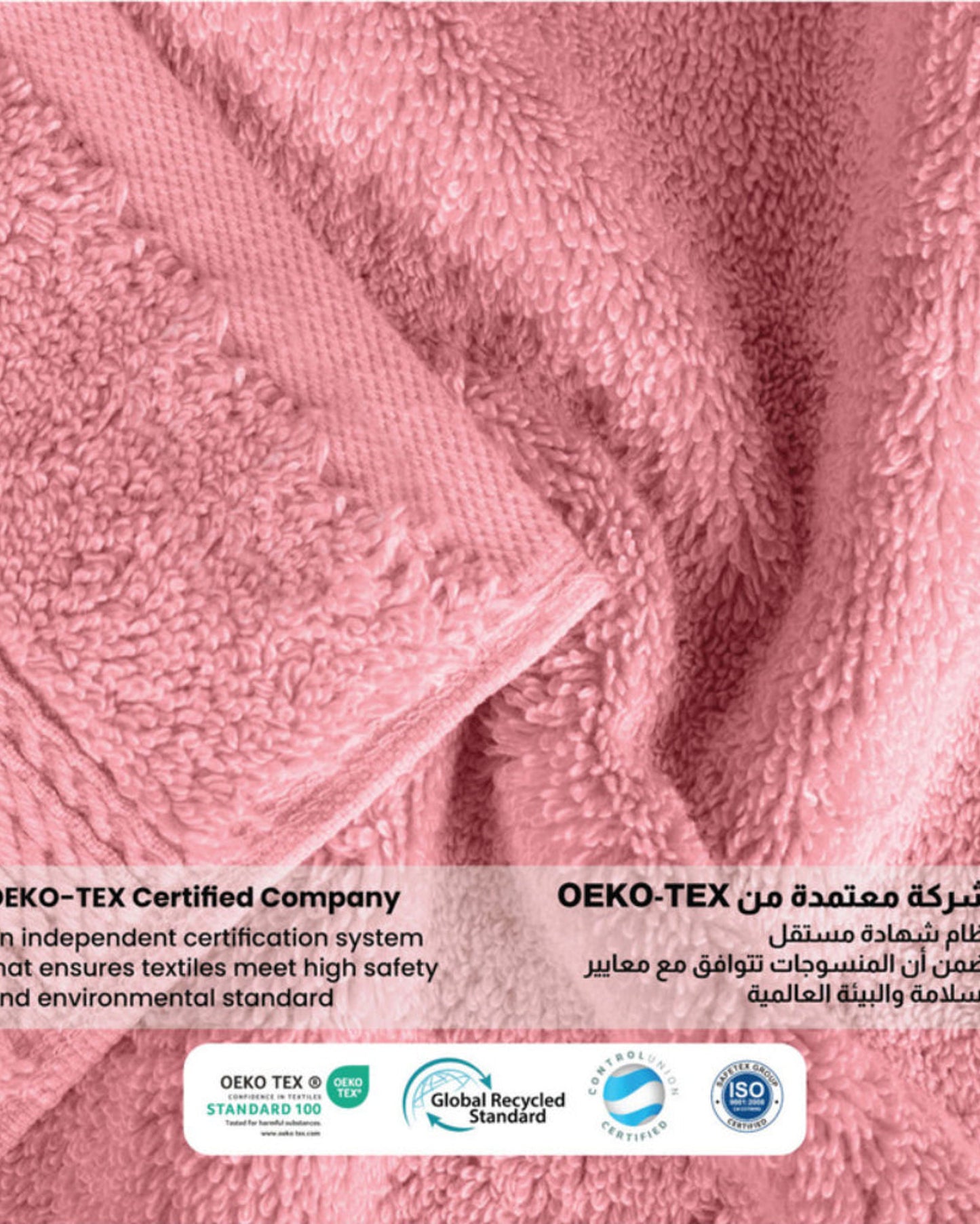 Cotton Home  Premium Cotton Towel 6-Piece Set Includes 2pc Face Towel 30x30cm,2pc Hand Towel 40x70cm, 2pc Bath Towel 70x140cm  , 600 GSM Quick Dry and Durable