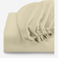 Cotton Home 1-piece Fitted Sheet Super Soft Dark Beige