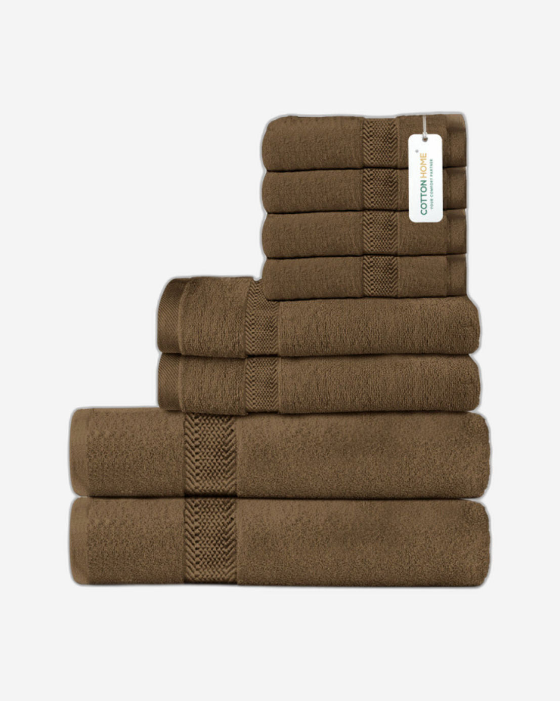 Cotton Home Towel Set 8Pc