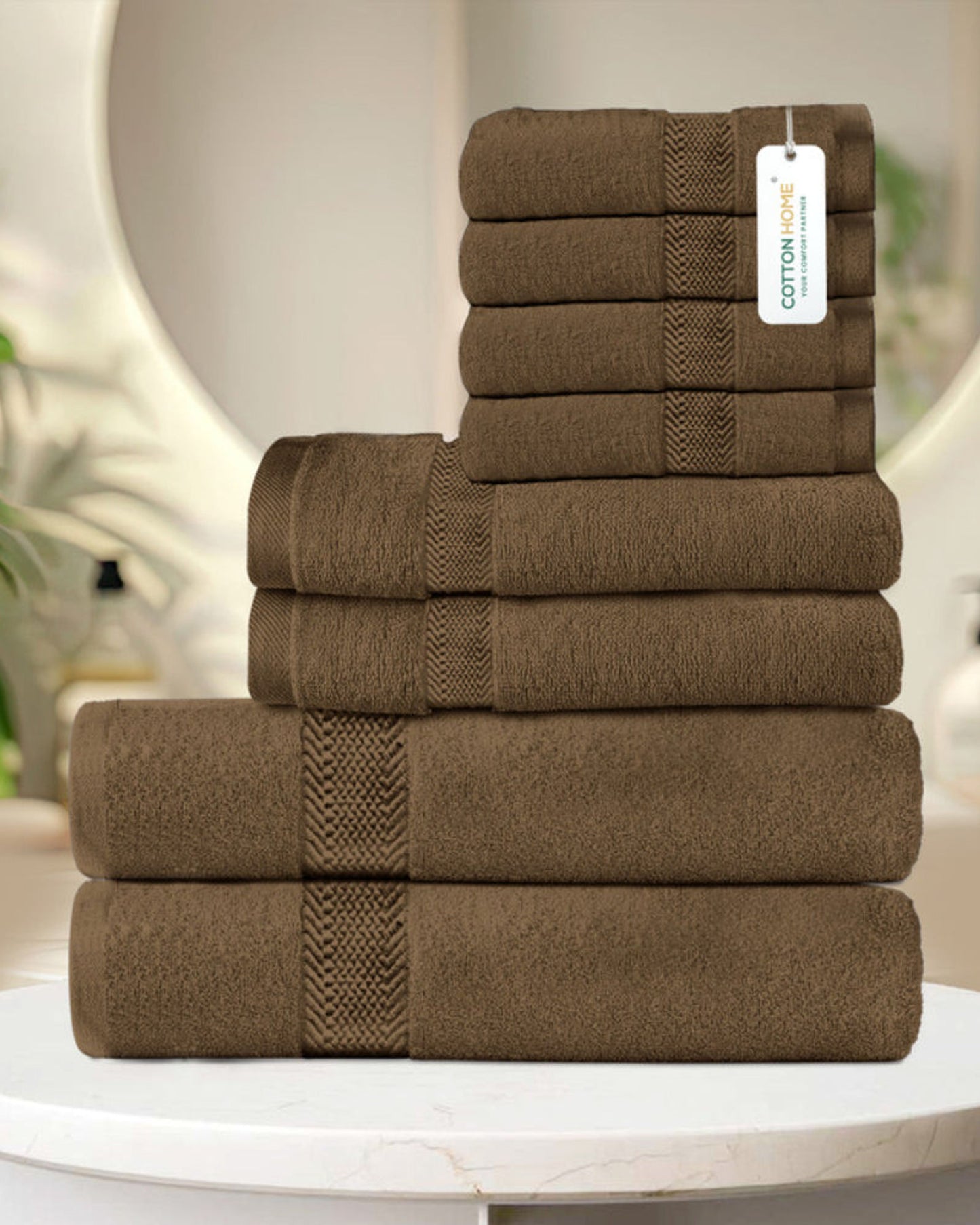 Cotton Home Towel Set 8Pc