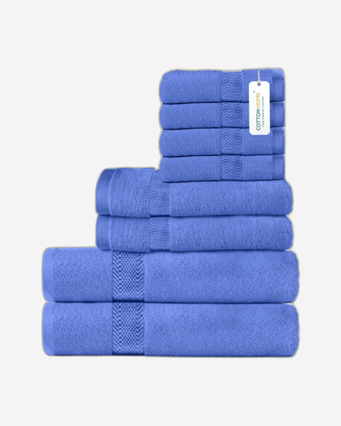 Cotton Home Towel Set 8Pc
