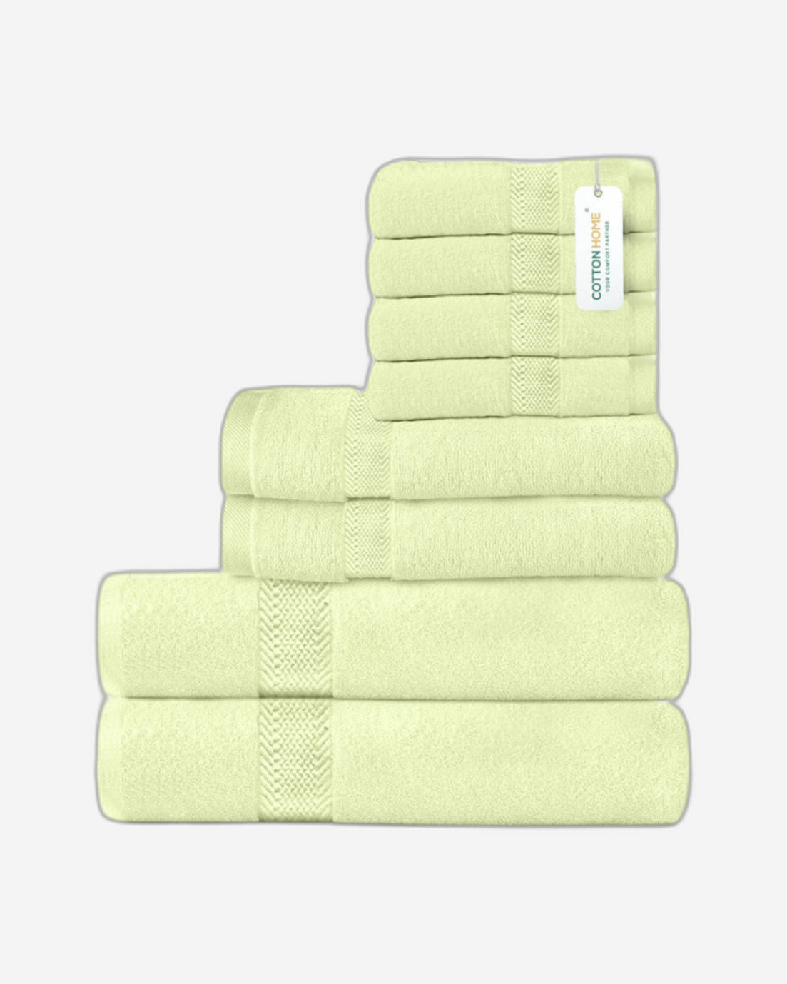 Cotton Home Towel Set 8Pc