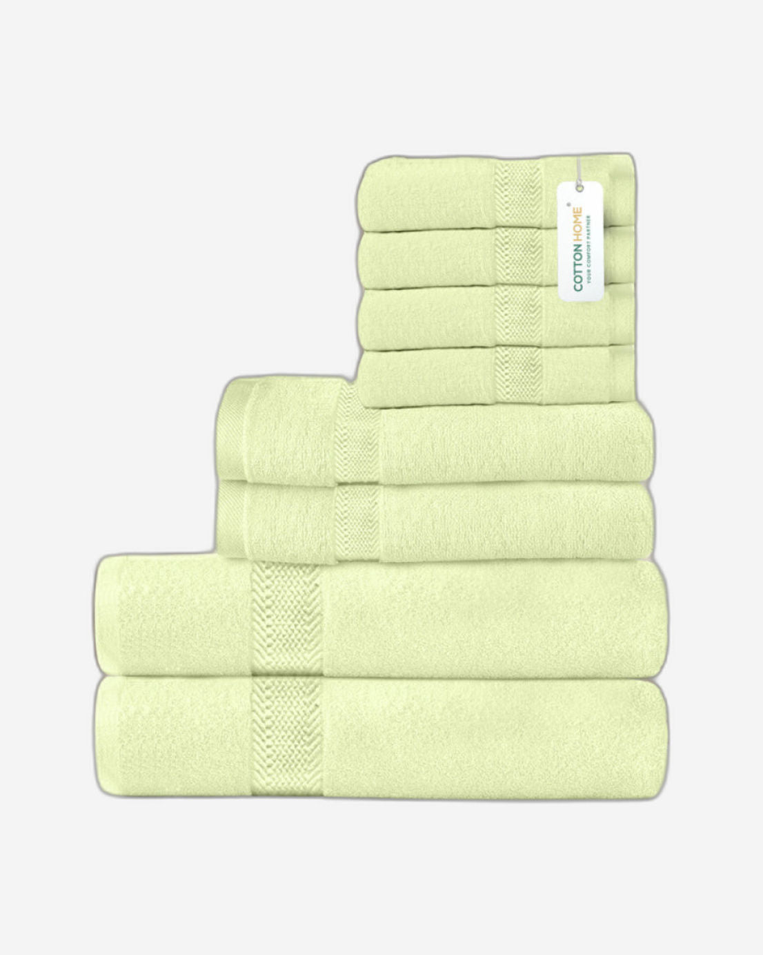Cotton Home Towel Set 8Pc