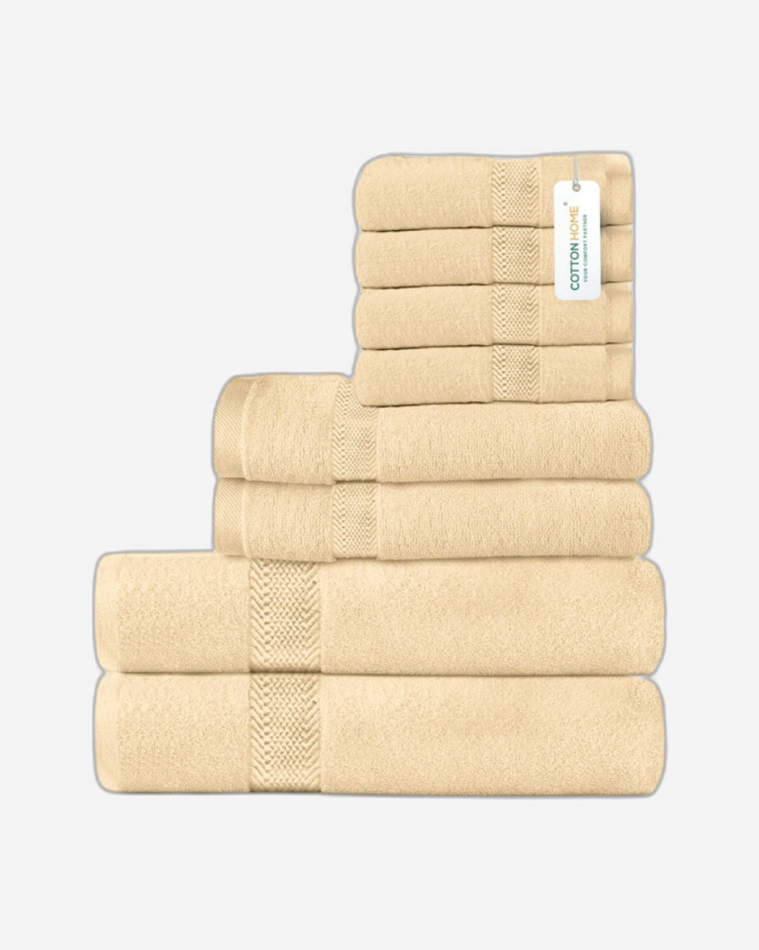 Cotton Home Towel Set 8Pc