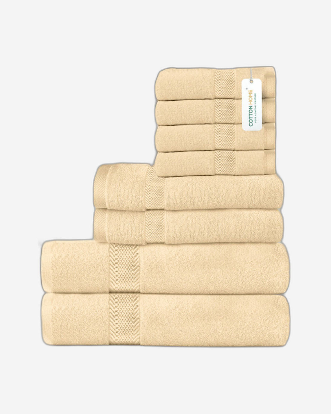 Cotton Home Towel Set 8Pc