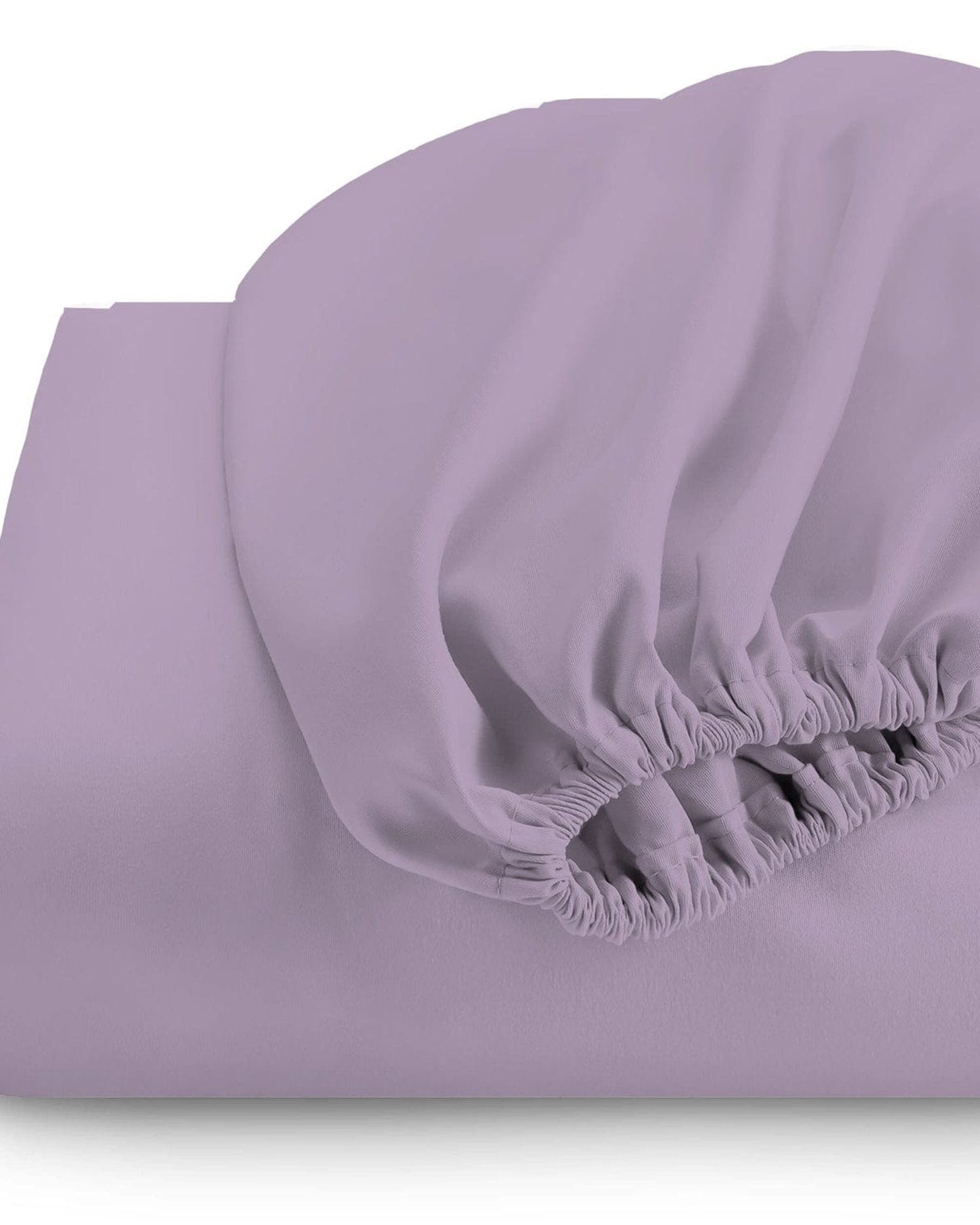 Cotton Home Fitted Sheet 1Pc Super Soft Dark Purple