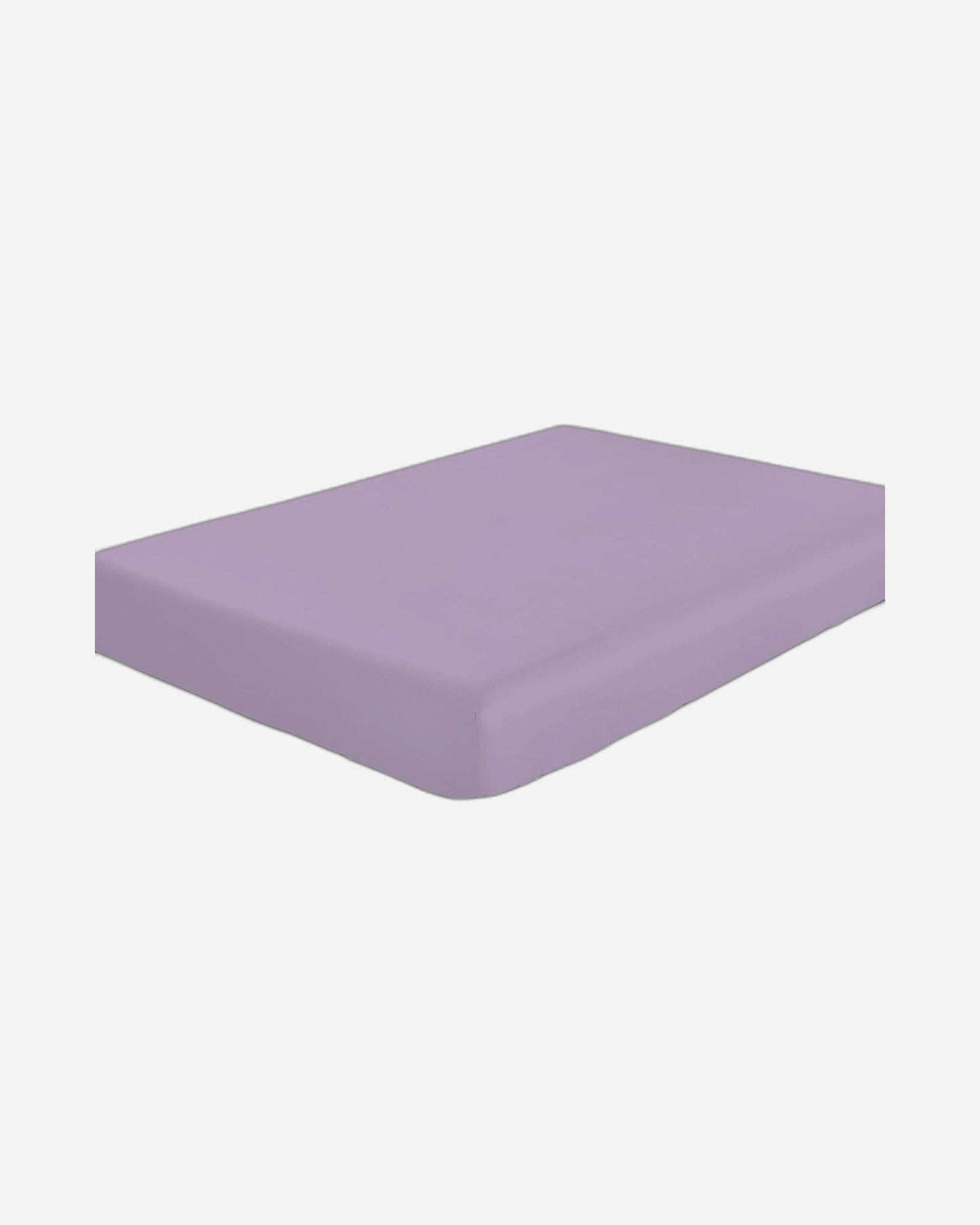 Cotton Home Fitted Sheet 1Pc Super Soft Dark Purple