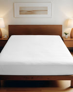 Cotton Home Fitted Sheet 1Pc Super Soft White