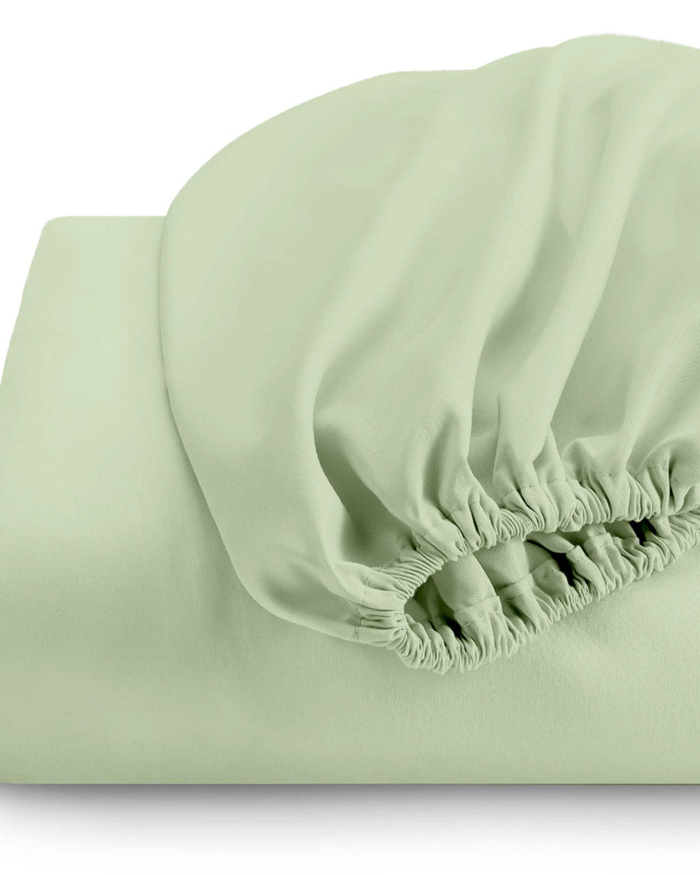 Cotton Home Fitted Sheet 1Pc Super Soft Mint Green