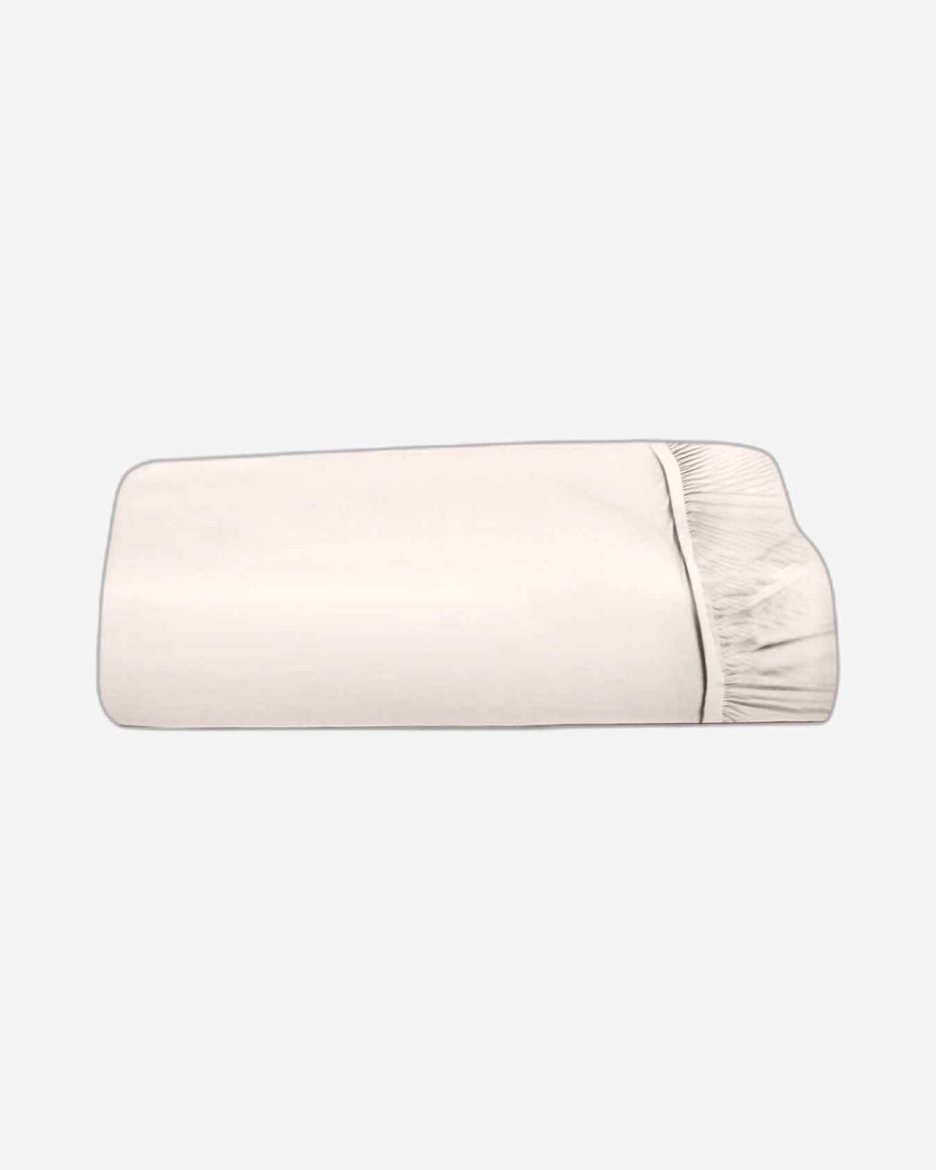 Cotton Home Fitted Sheet 1Pc Super Soft Ivory