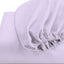 Cotton Home Fitted Sheet 1Pc Super Soft Light Purple