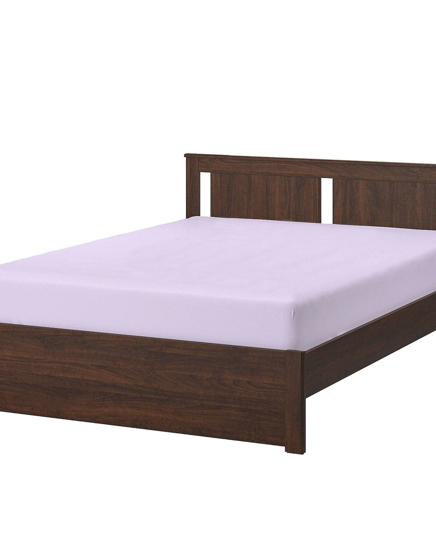 Cotton Home Fitted Sheet 1Pc Super Soft Light Purple