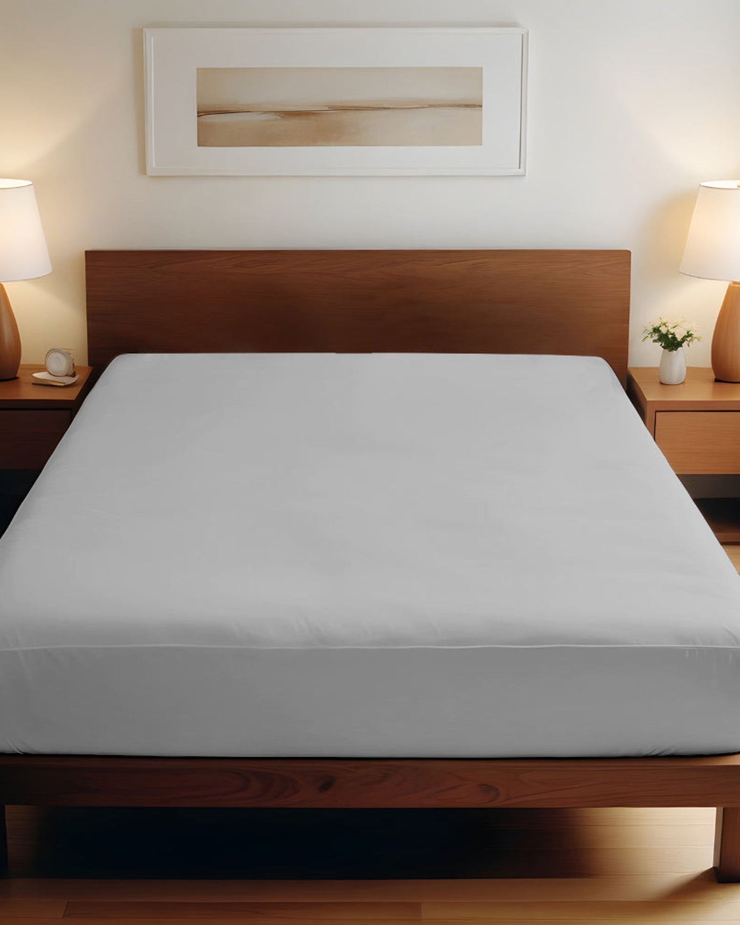 Cotton Home Fitted Sheet 1Pc Super Soft Grey