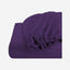 Cotton Home Fitted Sheet 1Pc Super Soft Dark Purple