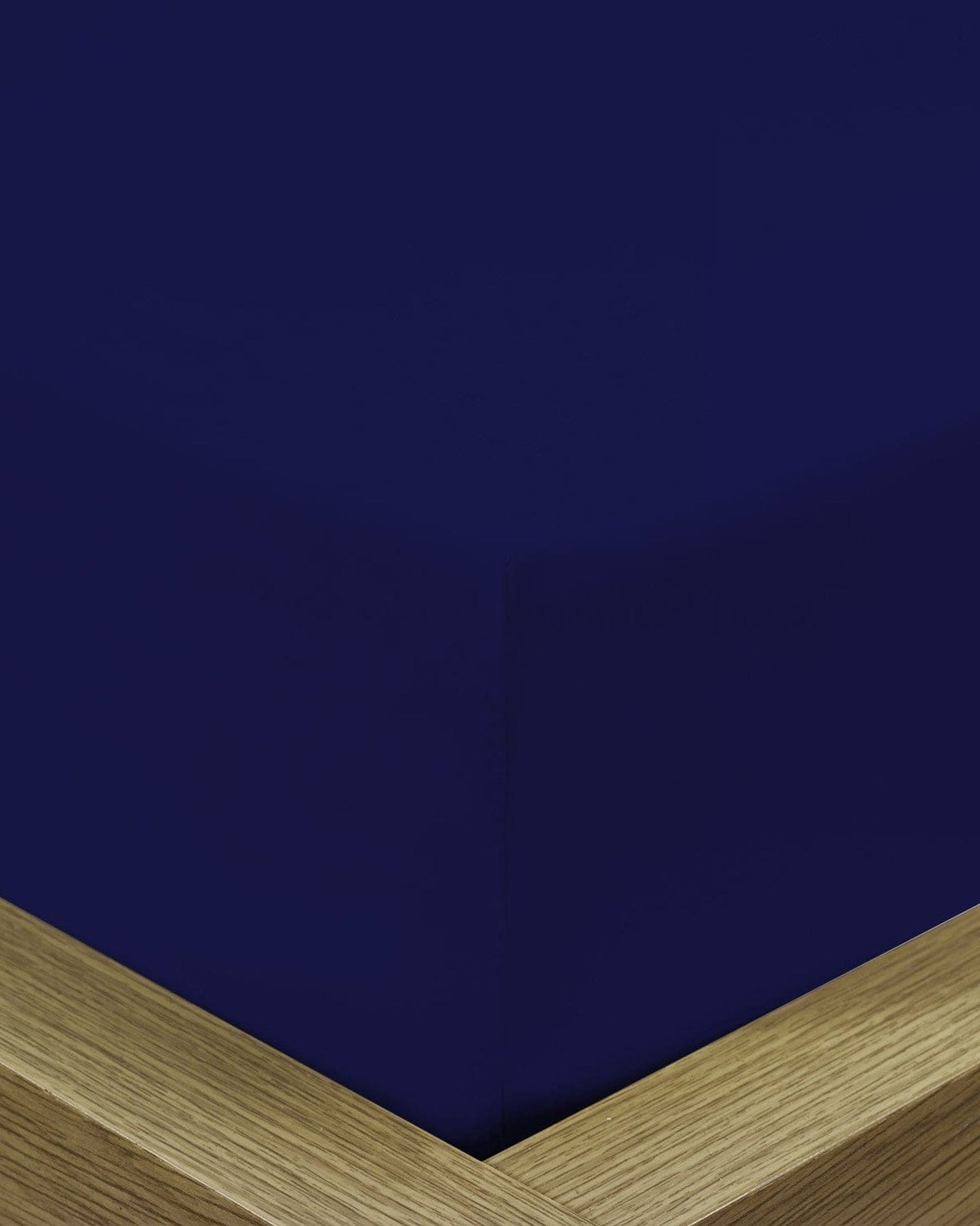 Cotton Home Fitted Sheet 1Pc Super Soft Navy Blue