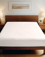 Cotton Home Fitted Sheet 1Pc Super Soft Ivory