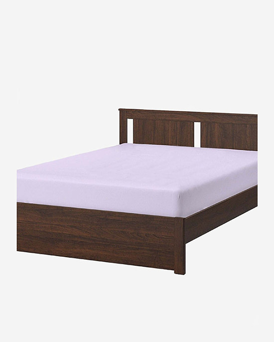 Cotton Home 1pc Fitted Sheet Super Soft Light Purple