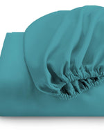 Cotton Home 1pc Fitted Sheet Super Soft Teal