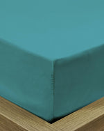 Cotton Home 1pc Fitted Sheet Super Soft Teal