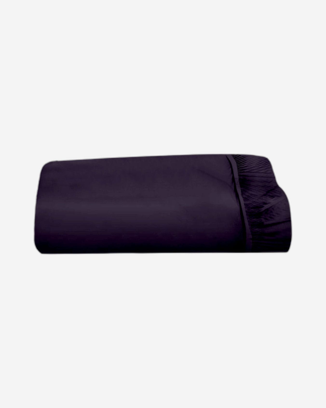 Cotton Home Fitted Sheet 1Pc Super Soft Metallic Blue