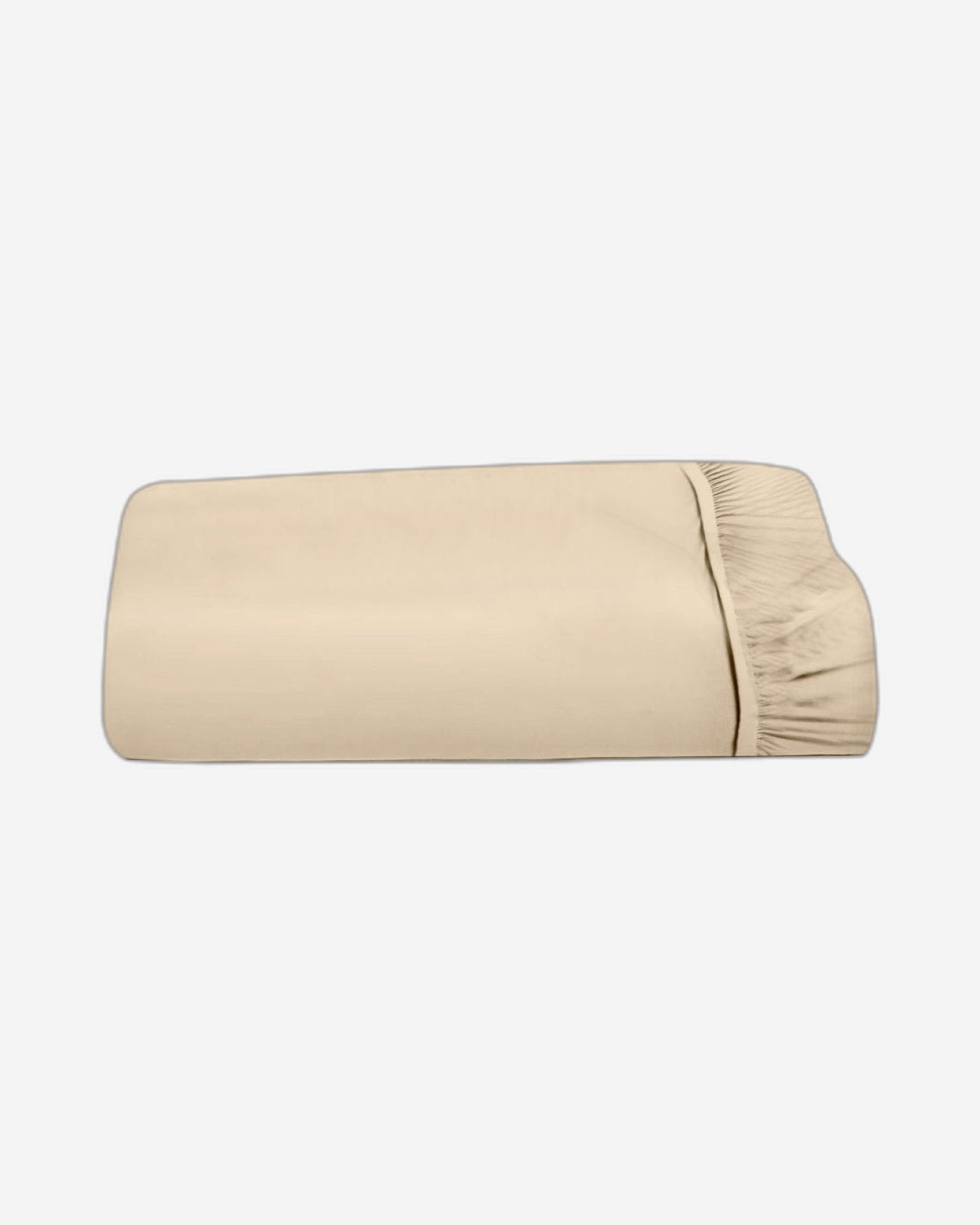 Cotton Home Fitted Sheet 1Pc Super Soft Stone Beige